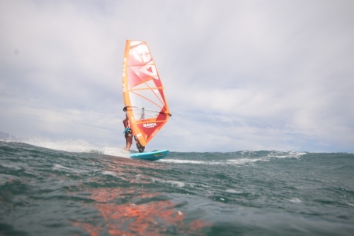 Wave windsurfing at El Cabezo in El Medano Tenerife 02-11-2020