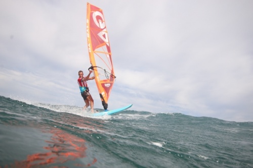 Wave windsurfing at El Cabezo in El Medano Tenerife 02-11-2020