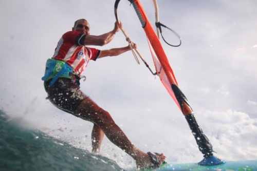 Wave windsurfing at El Cabezo in El Medano Tenerife 02-11-2020