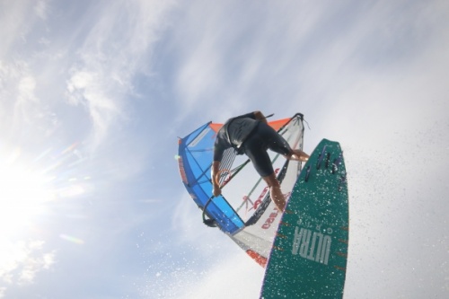 Wave windsurfing at El Cabezo in El Medano Tenerife 02-11-2020