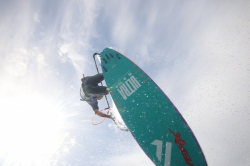 Wave windsurfing at El Cabezo in El Medano Tenerife 02-11-2020