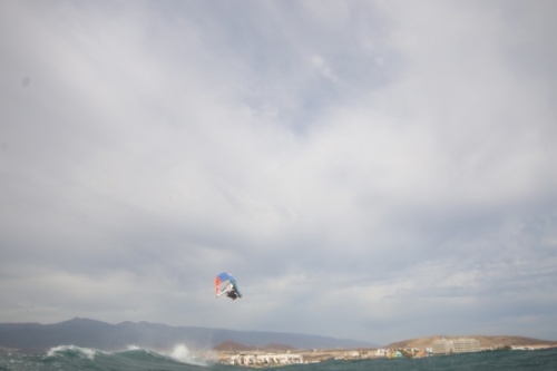 Wave windsurfing at El Cabezo in El Medano Tenerife 02-11-2020