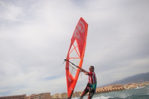 Wave windsurfing at El Cabezo in El Medano Tenerife 02-11-2020