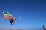 Wave windsurfing at El Cabezo in El Medano Tenerife 03-02-2019