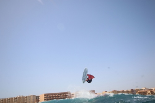 Wave windsurfing at El Cabezo in El Medano Tenerife 08-03-2020