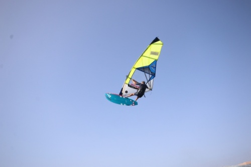 Wave windsurfing at El Cabezo in El Medano Tenerife 26-09-2020