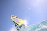 Wave windsurfing at El Cabezo in El Medano Tenerife 27-09-2020