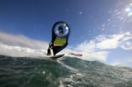 Wave windsurfing at El Cabezo with 30 knots wind 12-11-2016