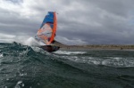 West wind at Playa Sur in El Medano Tenerife