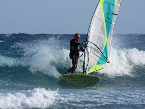 Windsurfing - Harbour Wall 06-02-2012