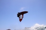 Windsurfing and kitesurfing at El Cabezo in El Medano 21-05-2015