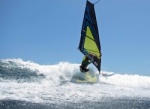 Windsurfing and kitesurfing at Harbour Wall  Muelle in El Medano 17-04-2013