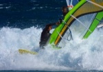 Windsurfing and kitesurfing in El Medano at Playa del Cabezo Tenerife 09-02-2013