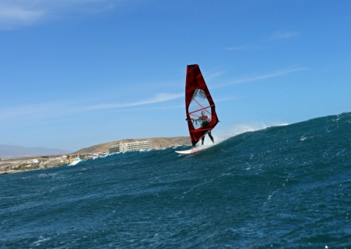 Windsurfing at El Cabezo 30-10-2013