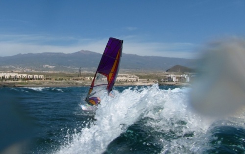 Windsurfing at El Cabezo in El Medano 11-04-2013