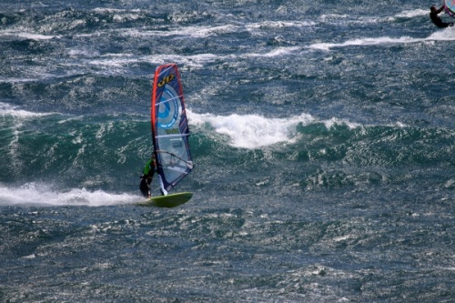 Windsurfing at El Cabezo in El Medano 29-03-2015