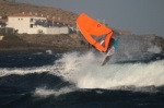 Windsurfing at El Cabezo in El Medano Tenerife 16-01-2015