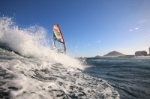 Windsurfing at El Cabezo in El Medano Tenerife 24-09-2016