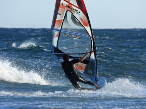 Windsurfing at Harbour Wall in El Medano 11-11-2012