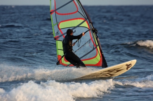 Windsurfing at Muelle in El Medano 11-04-2013