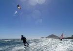 Windsurfing at Playa Cabezo in El Medano Tenerife 26-02-2014 with Alex Mussolini, Dany Bruch, Javi Aixa, Mark Hosegood, Adam Lewis  and Sandro