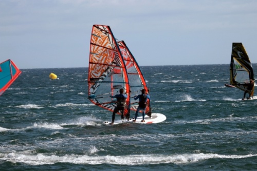 Windsurfing freestyle slalom El Medano Tenerife 26-01-2017