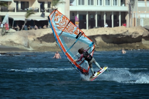 Windsurfing freestyle slalom El Medano Tenerife 26-01-2017