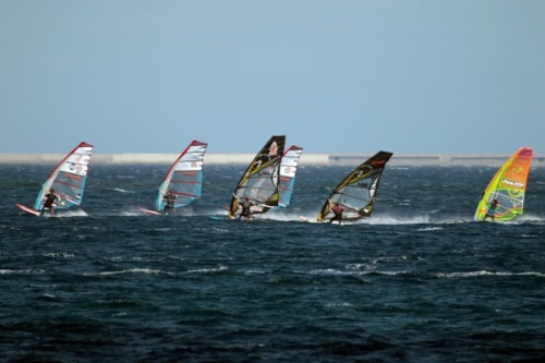 Windsurfing freestyle slalom El Medano Tenerife 26-01-2017