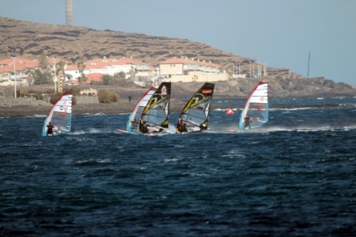 Windsurfing freestyle slalom El Medano Tenerife 26-01-2017