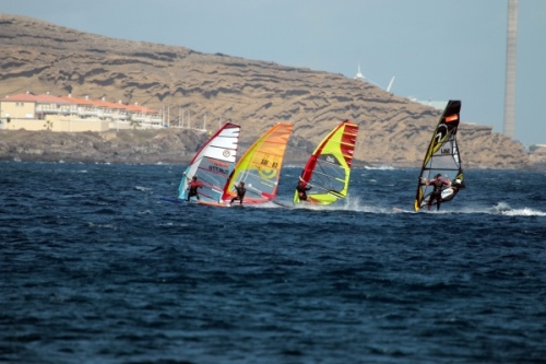 Windsurfing freestyle slalom El Medano Tenerife 26-01-2017