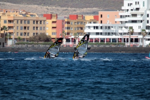 Windsurfing freestyle slalom El Medano Tenerife 26-01-2017