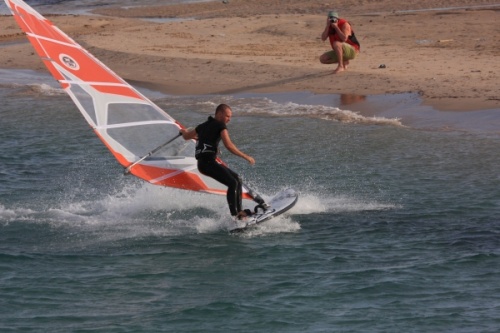 Windsurfing freestyle Spock