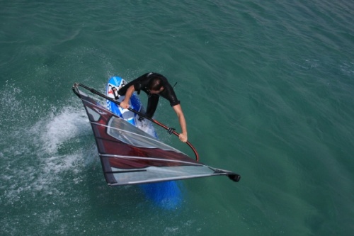 Windsurfing freestyle Vulcano