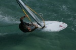 Windsurfing gybe or jibe