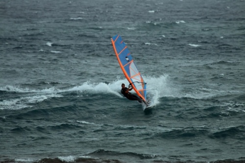 Windsurfing in El Medano Tenerife 01-01-2015