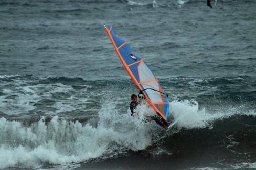 Windsurfing in El Medano Tenerife 01-01-2015
