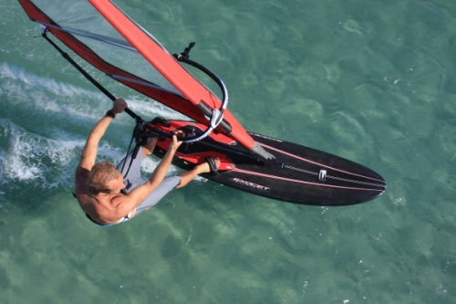 Windsurfing is fun and funny