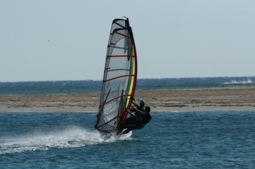 Windsurfing race