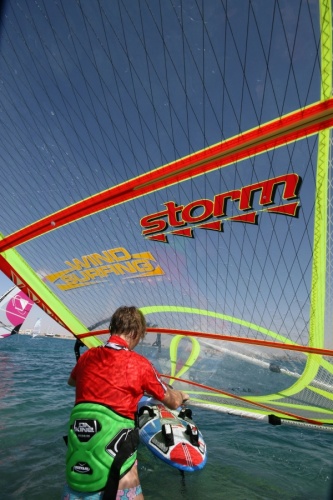 Windsurfing race