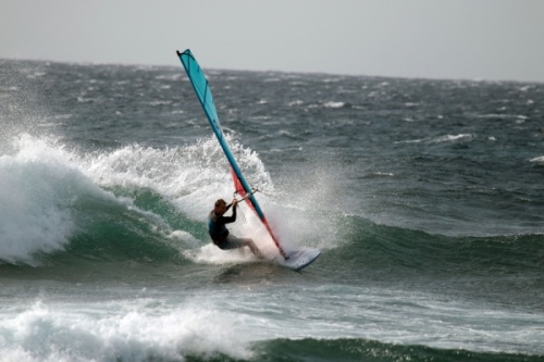 Windsurfing wave Las Americas Los Christianos Tenerife 30-12-2016