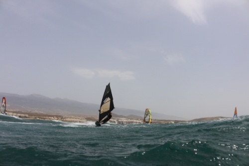 Windy Calima in El Medano 16-05-2015 Tenerife