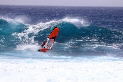 XXL Wave windsurfing at Alcala Tenerife 23-02-2019