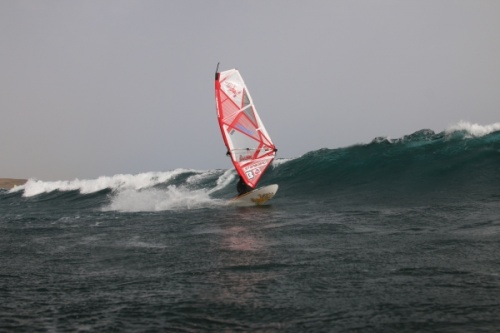 Wave ripping at El Cabezo in El Medano Tenerife 11-01-2015