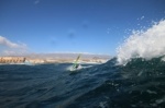Wave windsurfing at El Cabezo in El Medano 16-01-2018