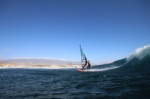 Wave windsurfing at El Cabezo in El Medano 16-01-2018