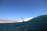 Wave windsurfing at El Cabezo in El Medano 16-01-2018