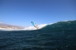 Wave windsurfing at El Cabezo in El Medano 16-01-2018