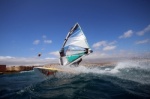 Windsurfing and kitesurfing at El Cabezo in El Medano Tenerife 16-09-2016