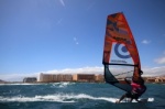 Windsurfing and kitesurfing at El Cabezo in El Medano Tenerife 16-09-2016
