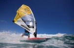 Windsurfing and kitesurfing at El Cabezo in El Medano Tenerife 16-09-2016